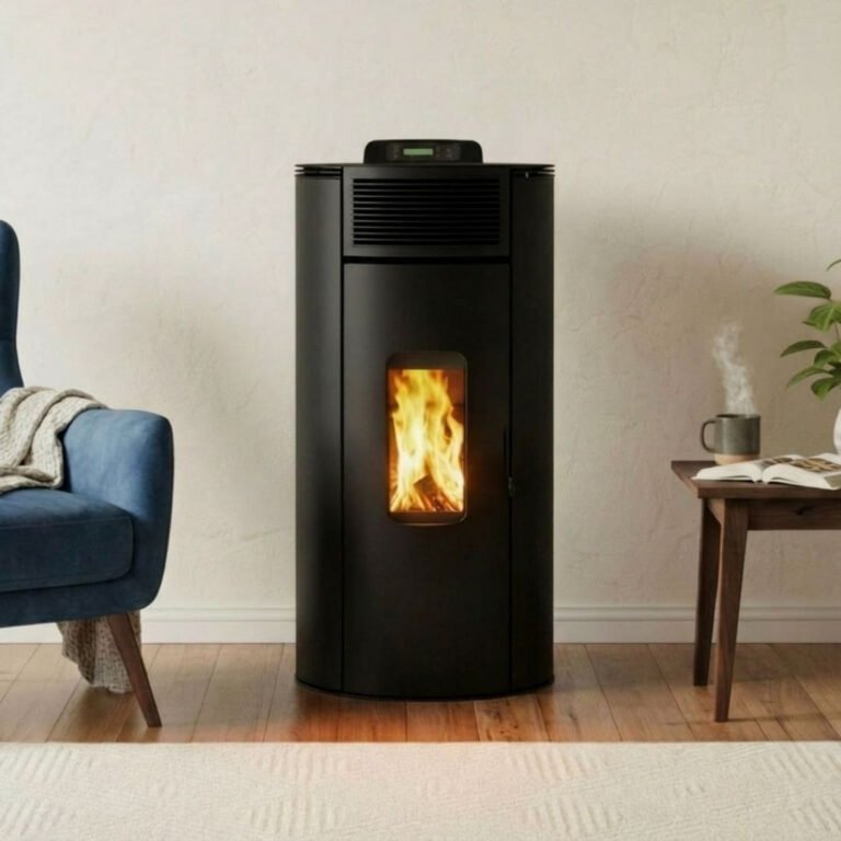 Luchtdichte pelletkachel 9 kW Lorena