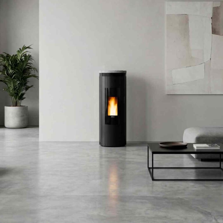 Luchtdichte pelletkachel AMIKA PETRA AD - 8 kW